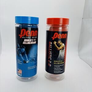 Penn Ultra-Blue and Pro Penn Ballistic 2.0 Racquetballs. Lot Of 2 Pre Owned.